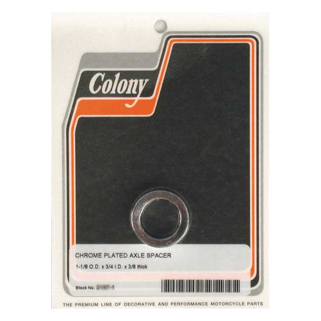 Colony univ. Axle spacer 3/8" long