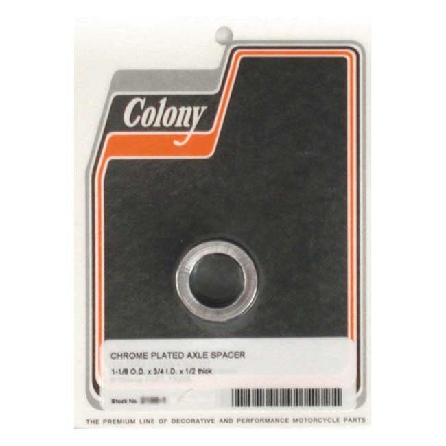 Colony univ. Axle spacer 1/2" long