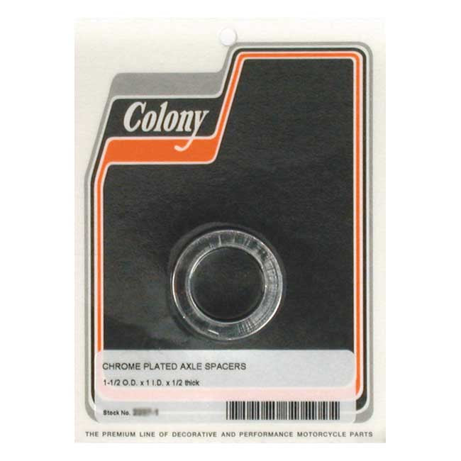 Colony univ. Axle spacers 1/2" long