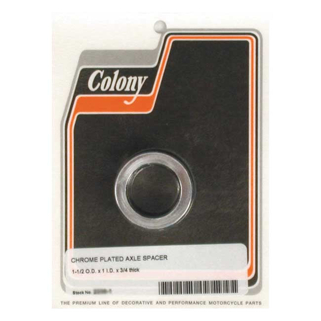 Colony univ. Axle spacers 3/4" long — Universal