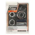 Colony axle spacer kit rear, smooth — 00-05 Dyna (NU)