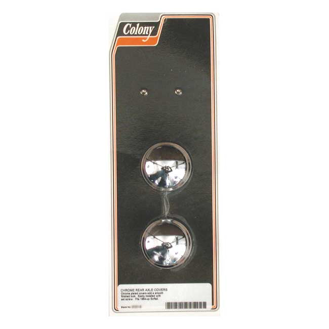 Colony rear axle nut covers