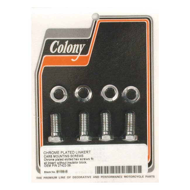 Colony, mount bolt Linkert carburetor. Standard length — All Linkert carburetors