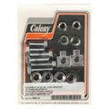 Colony, oil tank mount kit. Chrome — 58-64 Big Twin (NU)