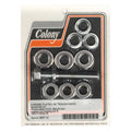 Colony, transmission mount kit. Chrome — 29-73 45" Flathead (NU)