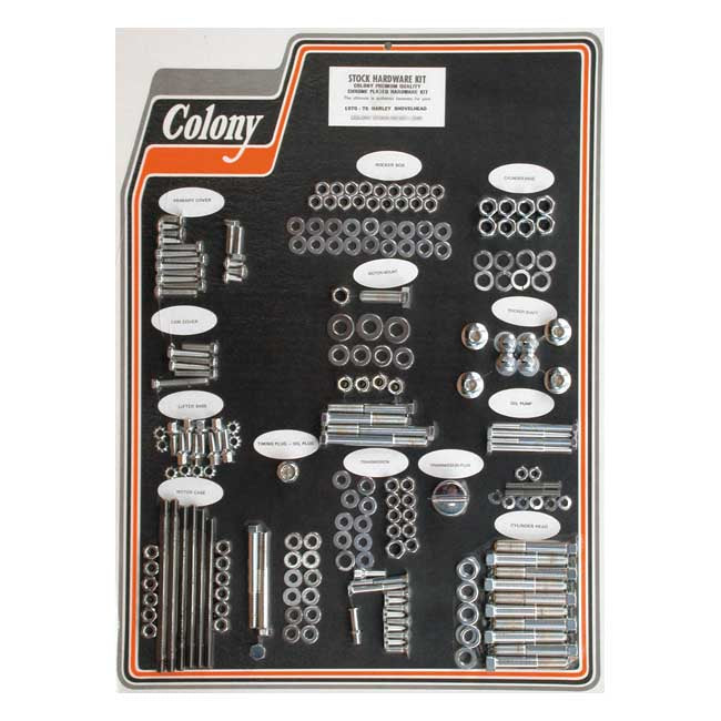 Colony motor screw set — 70-75 SHOVEL (NU)