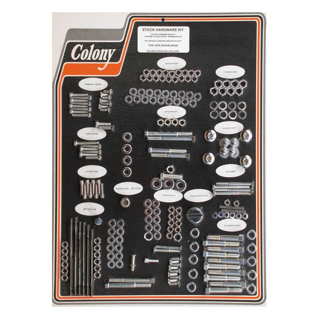 Colony motor screw set — 76-78 SHOVEL (NU)
