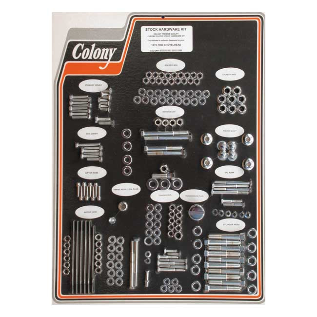 Colony motor screw set — 79-80 SHOVEL (NU)