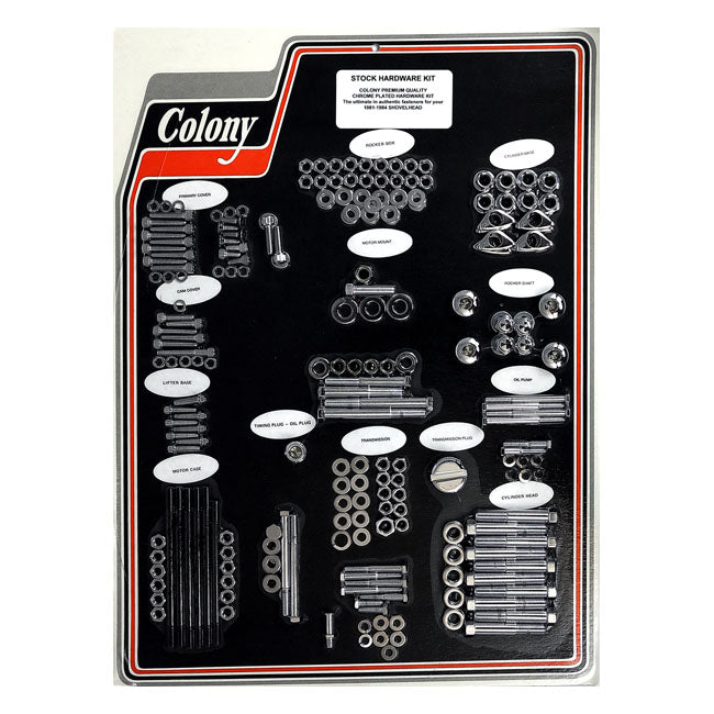 Colony motor screw set — 81-84 SHOVEL (NU)