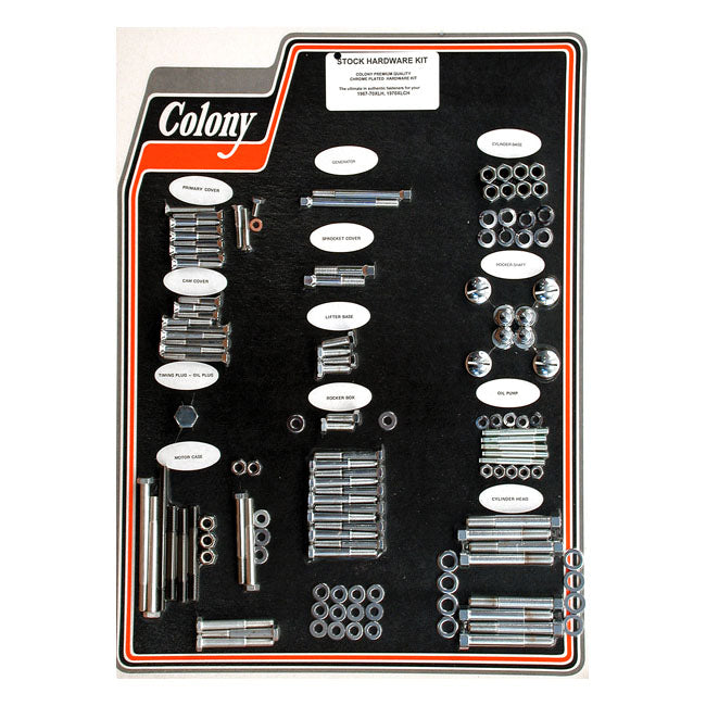 Colony motor screw set — 67-70 XLH; 1970 XLCH (NU)