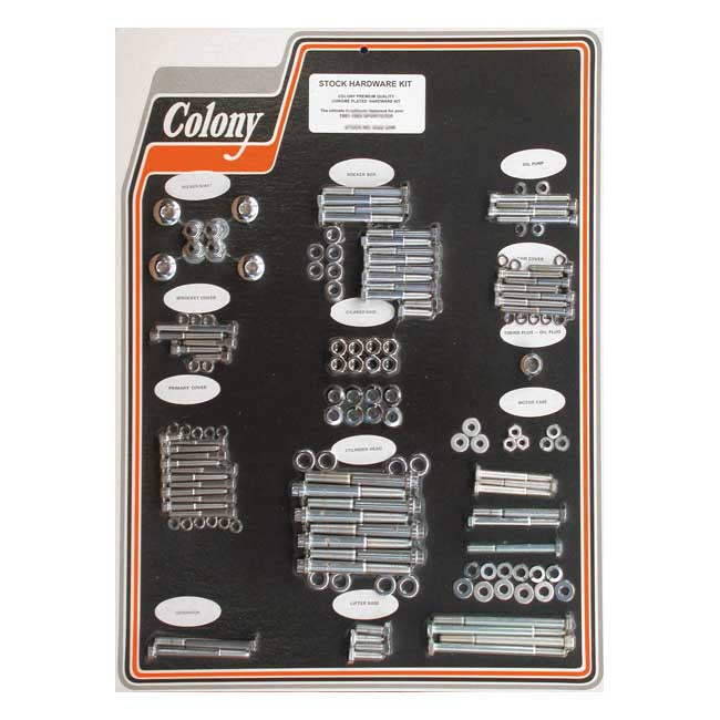 Colony motor screw set — 81-85 XL Sportster (NU)