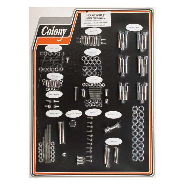Colony motor screw set — 37-73 45" SV WITH CAST IRON HEADS (NU)
