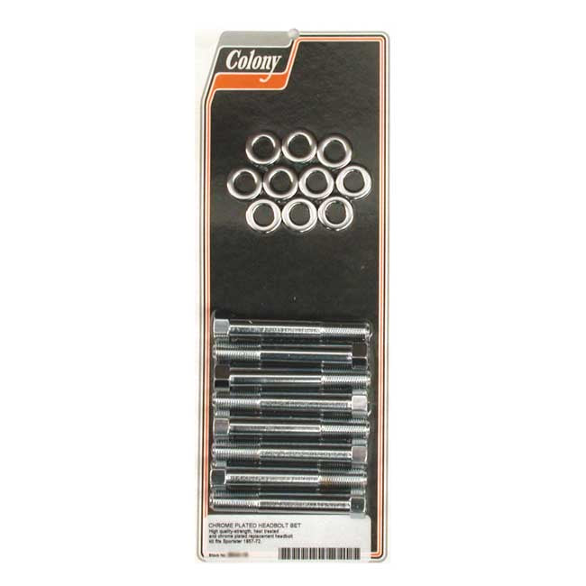 Colony head bolt kit — 57-72 XL Sportster (NU)