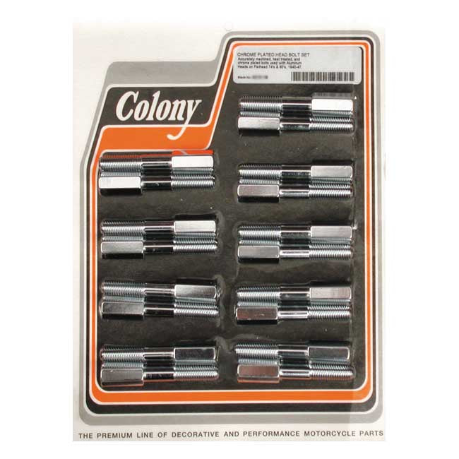 Colony head bolt kit — 37-48 74"/80" SV Big Twin (NU)