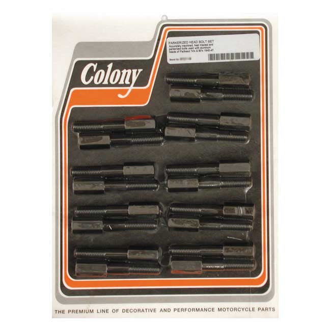 Colony head bolt kit — 37-48 74/80" SV Big Twin (NU)