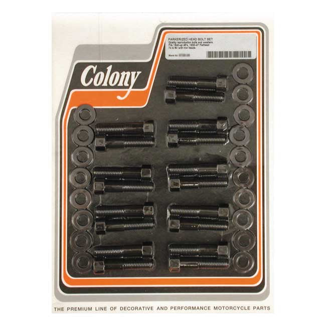Colony head bolt kit — 37-48 74"/80" SV Big Twin; 29-50 45" SV (NU)