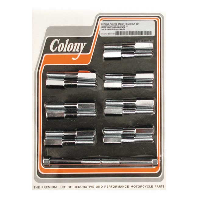 Colony head bolt kit — 39-73 45" WITH ALU HEADS (NU)