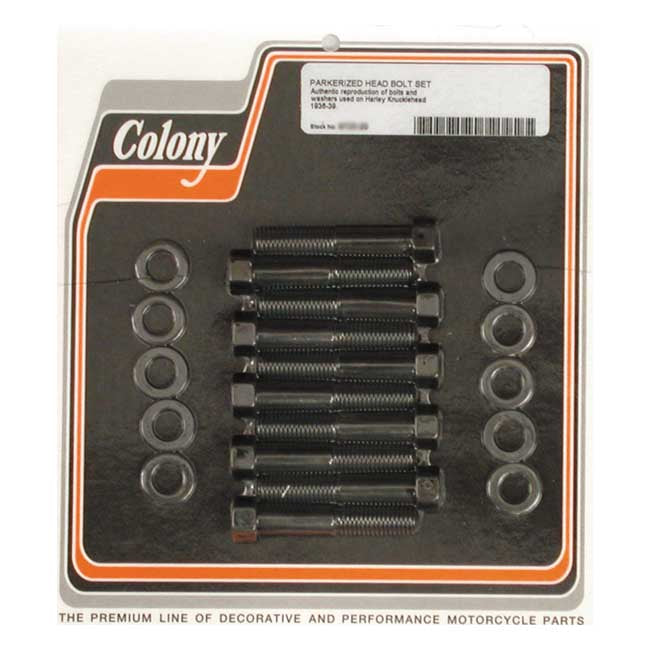 Colony head bolt kit — 36-39 Knucklehead (NU)