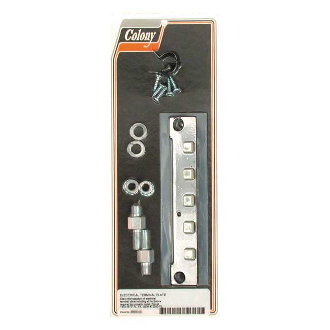 Colony, electrical terminal plate — 70-77 Big Twin (NU)