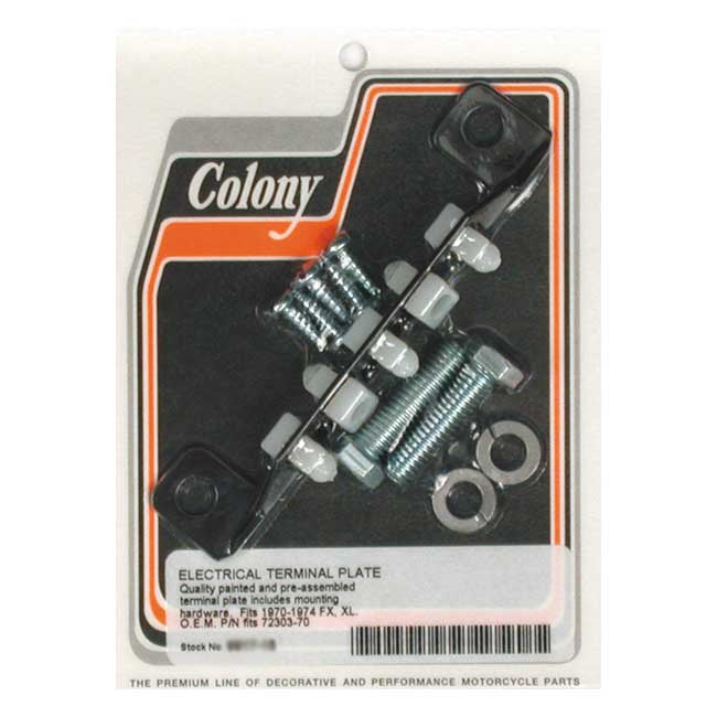 Colony, electrical terminal plate — 71-74 FX; FXE; 70-74 XL Sportster (NU)