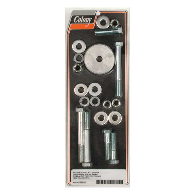 Colony lower motor mount kit — 88-06 FLT/Touring; 88-94 FXR (NU)
