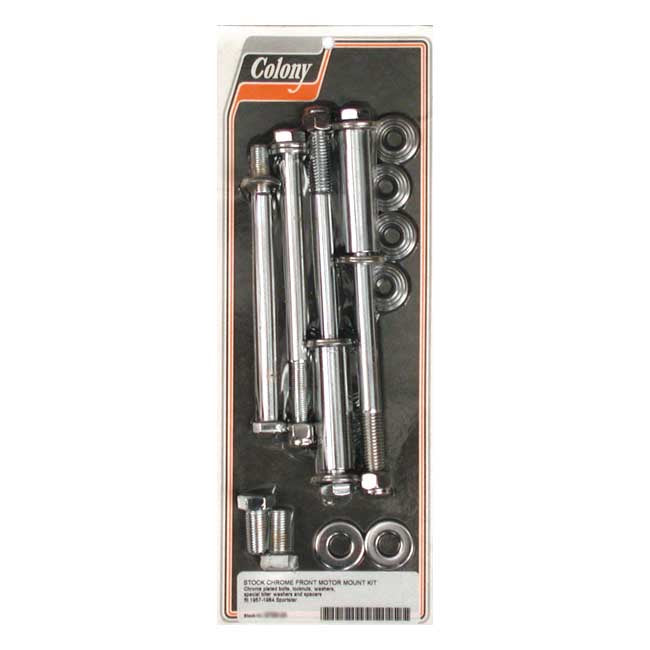 Colony upper & lower motor mount kit — 57-85 XL Sportster (NU)