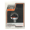 Colony, 41mm fork tube cap bolt. Flat Top. Chrome