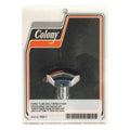 Colony, 41mm fork tube cap bolt. Domed. Chrome — 49-E77 Big Twin (NU)