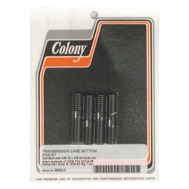 Colony, transmission to mount plate studs