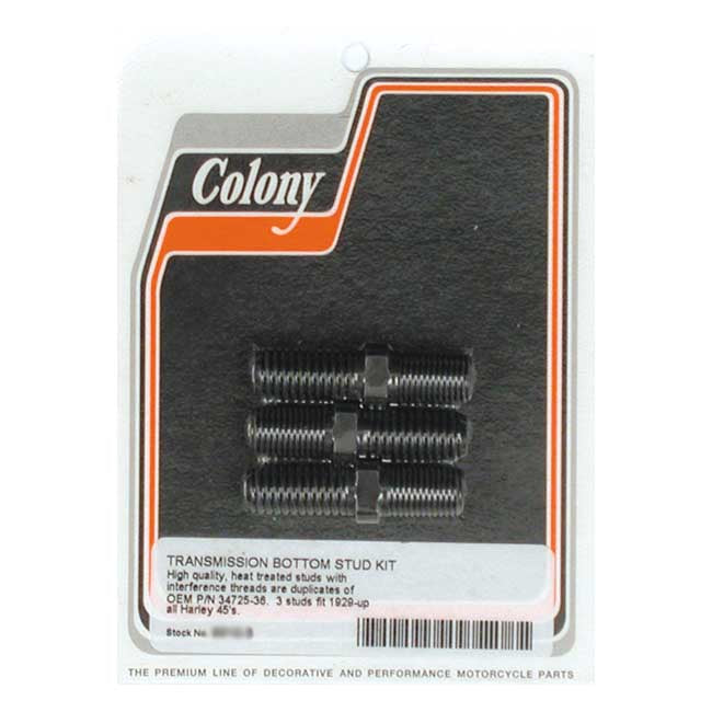 Colony, transmission to mount plate stud kit — 29-73 45" Flathead (NU)