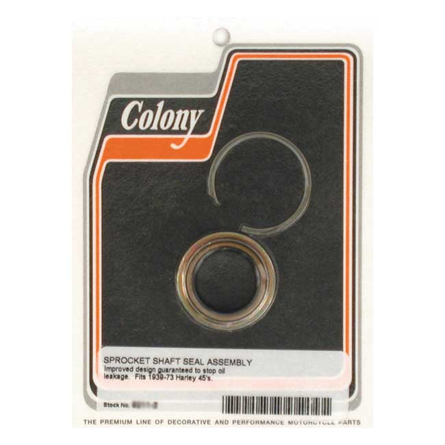 Colony, sprocket shaft oil seal — 39-73 all 45" (750cc) Flathead (NU)