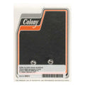 Colony, fork slider drain screws. Chrome Allen