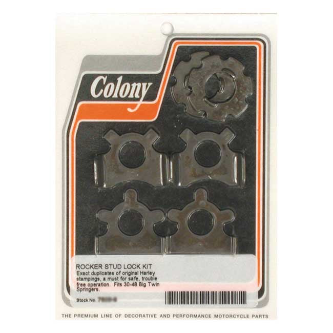Colony rocker stud lockwashers — 30-48 74" Big Twin (NU)