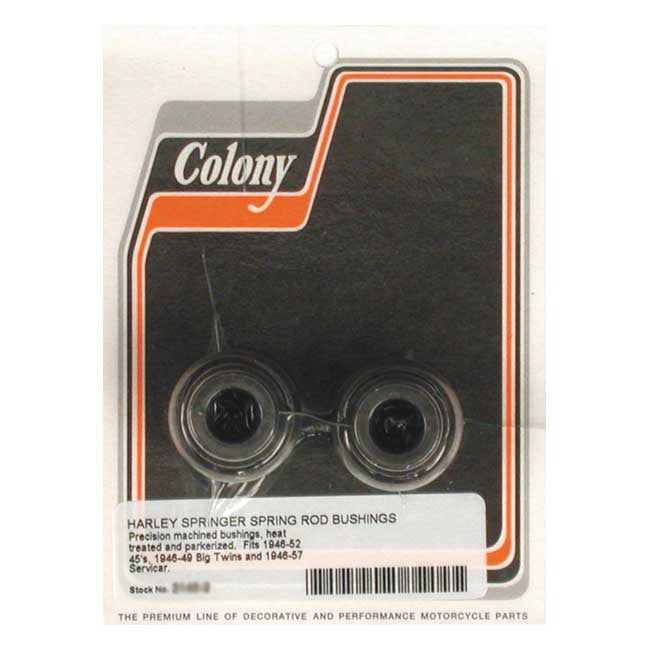 Colony springer spring rod bushings