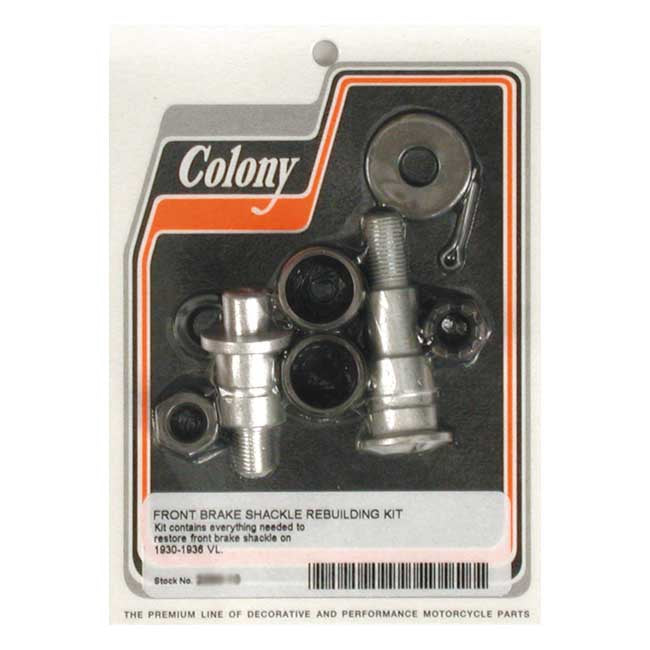 Colony, front brake shackle rebuild kit — 30-36 74" VL (NU)