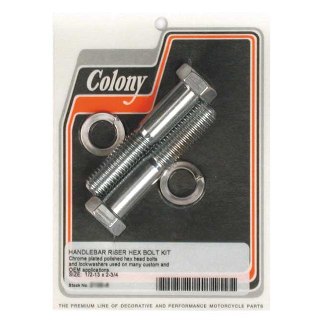 Colony riser bolt set — Universal