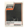 Colony, speedo cable clamp. Black parkerized — 36-38 74"/80" Flathead Big Twin; 36-51 61"/74" OHV Big Twin (NU)