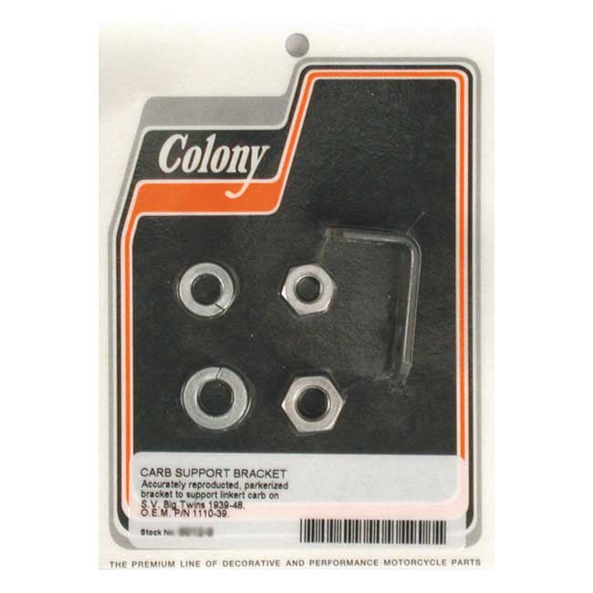 Colony linkert support bracket — 39-48 Big Twin UL SV (NU)