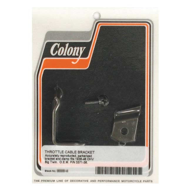 Colony throttle clamp — 36-48 OHV Big Twin (NU)