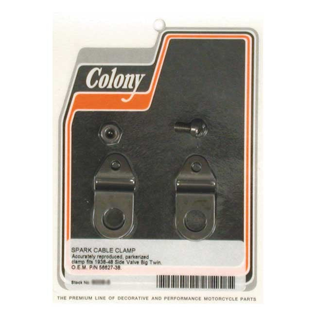 Colony spark control cable clamp