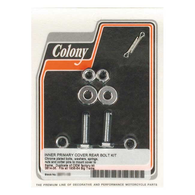 Colony inner prim. Cover rear mount kit — 36-64 Big Twin (NU)