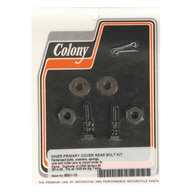 Colony inner prim. Cover rear mount kit — 36-64 Big Twin (NU)