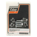 Colony, front fender mount kit. Chrome — 51-78 FL; FLH (NU)