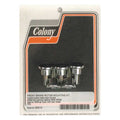 Colony, front brake rotor bolt kit. Chrome — 06-17 Dyna front cast wheel (NU)