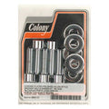 Colony sprocket bolt kit — 73-92 Big Twin; 79-90 XL Sportster (CAST wheel; CHAIN & BELT); 93-98 Big Twin SPOKE wheel (Excl. 97-98 Softail)