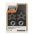 Colony brake shaft lock & nut kit — 30-57 Big Twin (NU)