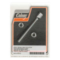 Colony, front brake cable adjuster. Chrome — 50-71 FL; 71-72 FX; 52-72 K; KH; XL Sportster (NU)