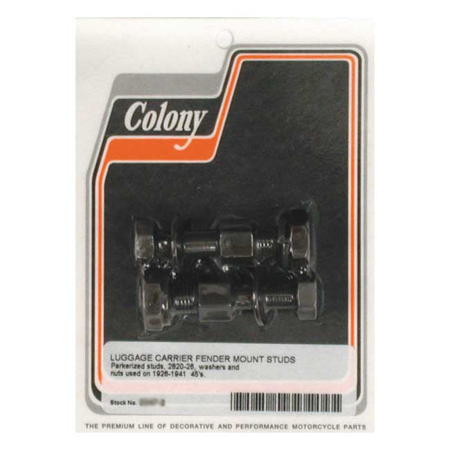 Colony, luggage carrier mount — 26-41 DL; RL; WL 45" (NU)