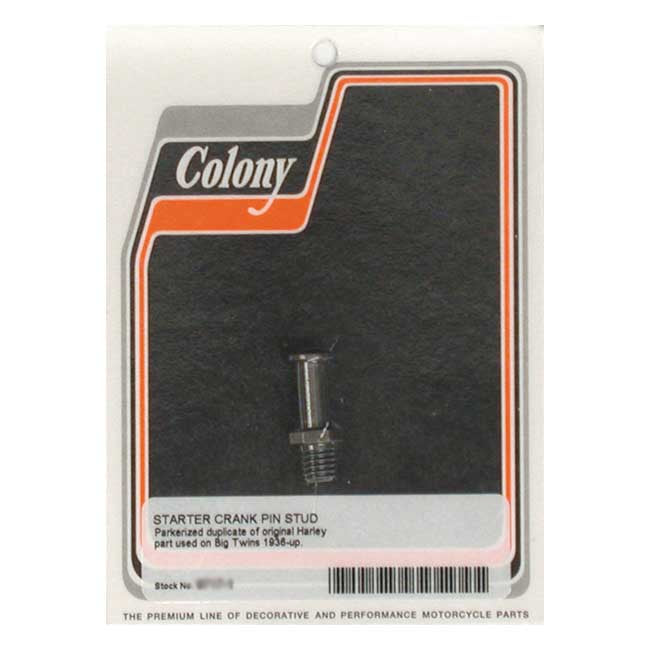 Colony, kickstart return spring stud. Black