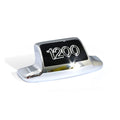 Rear fender tip ''1200''. Chrome/black